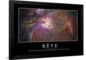 Rêves: Citation Et Affiche D'Inspiration Et Motivation-null-Framed Photographic Print