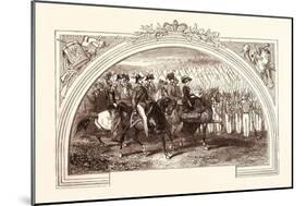 Review at Chobham by Queen Victoria-null-Mounted Giclee Print