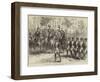 Review at Madrid before the Prince of Wales and the King of Spain, the Guardia Civile Marching Past-Arthur Hopkins-Framed Giclee Print