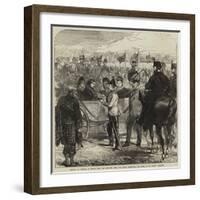 Review at Windsor of Troops from the Ashantee War-null-Framed Giclee Print