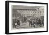 Review in the Courtyard of the Tuileries in Honour of the Prince of Orange-null-Framed Giclee Print