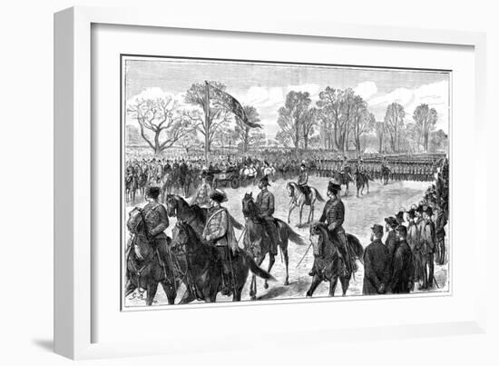 Review in Windsor Great Park of the Troops from the Ashanti War, 1900-G Durand-Framed Giclee Print