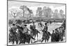 Review in Windsor Great Park of the Troops from the Ashanti War, 1900-G Durand-Mounted Giclee Print