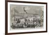 Review of Foreign Legion by Her Majesty, at Shorncliffe-null-Framed Giclee Print