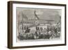 Review of Foreign Legion by Her Majesty, at Shorncliffe-null-Framed Giclee Print