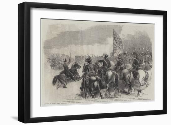 Review of Royal Horse Artillery and Field Batteries at Woolwich-Frederick John Skill-Framed Giclee Print