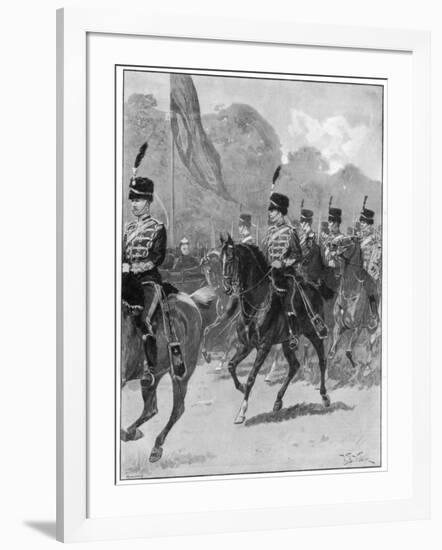 Review of the 1st Yeomanry Brigade by the Queen in Windsor Park, 1894-William Barnes Wollen-Framed Giclee Print