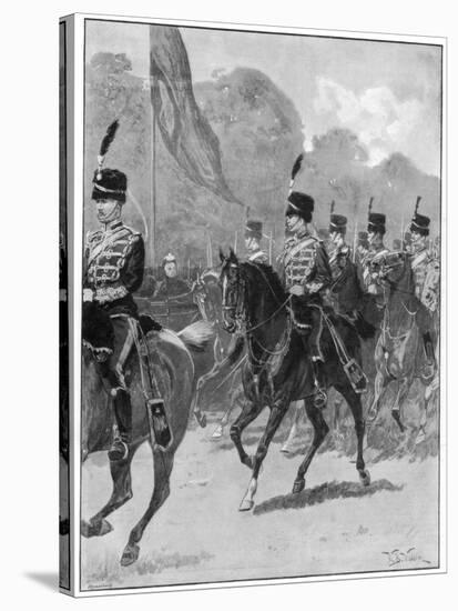 Review of the 1st Yeomanry Brigade by the Queen in Windsor Park, 1894-William Barnes Wollen-Stretched Canvas