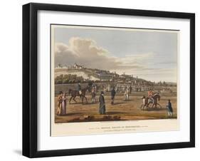 Review of the British Troops at Montmatre [Sic]-George The Elder Scharf-Framed Premium Giclee Print