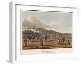 Review of the British Troops at Montmatre [Sic]-George The Elder Scharf-Framed Giclee Print