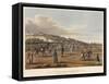 Review of the British Troops at Montmatre [Sic]-George The Elder Scharf-Framed Stretched Canvas