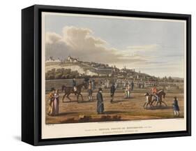 Review of the British Troops at Montmatre [Sic]-George The Elder Scharf-Framed Stretched Canvas