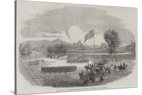 Review of the Cumberland Rifle Volunteers in Rickerby Park, Carlisle-null-Stretched Canvas