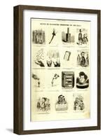 Review of the Fourth Quarter of 1856, from the 'Journal Amusant', 17 January 1857-null-Framed Giclee Print