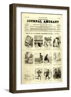 Review of the Fourth Quarter of 1856, from the 'Journal Amusant', 17 January 1857-null-Framed Giclee Print