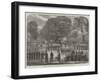 Review of the Pupils of the Canadian Military School, Toronto-null-Framed Giclee Print