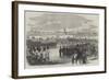 Review of the Volunteer Corps of Kent, by the Lord Lieutenant of the County, on Chatham Lines-null-Framed Giclee Print