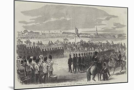Review of the Volunteer Corps of Kent, by the Lord Lieutenant of the County, on Chatham Lines-null-Mounted Giclee Print