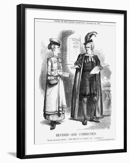 Revised-And Corrected, 1868-John Tenniel-Framed Giclee Print