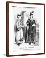 Revised-And Corrected, 1868-John Tenniel-Framed Giclee Print