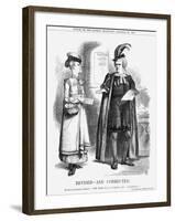 Revised-And Corrected, 1868-John Tenniel-Framed Giclee Print