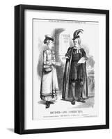 Revised-And Corrected, 1868-John Tenniel-Framed Giclee Print