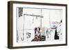 Revised Undiscovered Genius of the Mississippi Delta-Jean-Michel Basquiat-Framed Premium Giclee Print