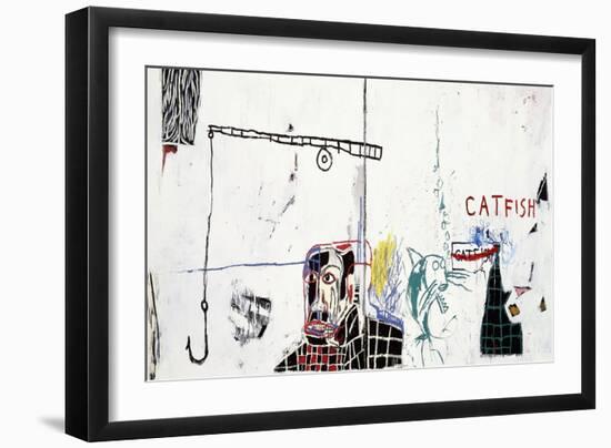 Revised Undiscovered Genius of the Mississippi Delta-Jean-Michel Basquiat-Framed Giclee Print