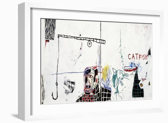 Revised Undiscovered Genius of the Mississippi Delta-Jean-Michel Basquiat-Framed Giclee Print