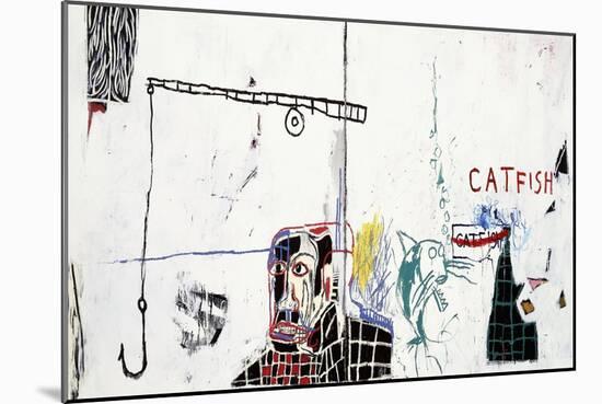 Revised Undiscovered Genius of the Mississippi Delta-Jean-Michel Basquiat-Mounted Giclee Print