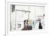 Revised Undiscovered Genius of the Mississippi Delta-Jean-Michel Basquiat-Framed Giclee Print