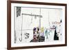 Revised Undiscovered Genius of the Mississippi Delta-Jean-Michel Basquiat-Framed Giclee Print