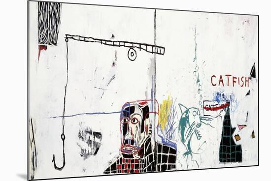 Revised Undiscovered Genius of the Mississippi Delta-Jean-Michel Basquiat-Mounted Giclee Print