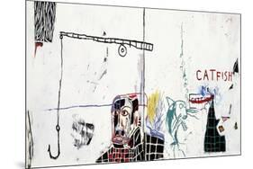 Revised Undiscovered Genius of the Mississippi Delta-Jean-Michel Basquiat-Mounted Giclee Print