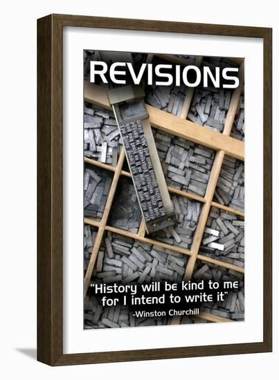 Revisions-null-Framed Art Print