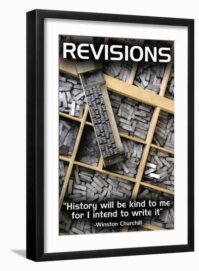 Revisions-null-Framed Art Print