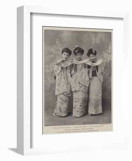 Revival of The Mikado at the Savoy Theatre-null-Framed Giclee Print