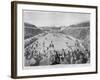 Revival of the Olympic Games in Athens: Loues Winning the Race from Marathon, 10th April 1896-null-Framed Giclee Print