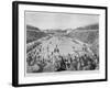 Revival of the Olympic Games in Athens: Loues Winning the Race from Marathon, 10th April 1896-null-Framed Giclee Print