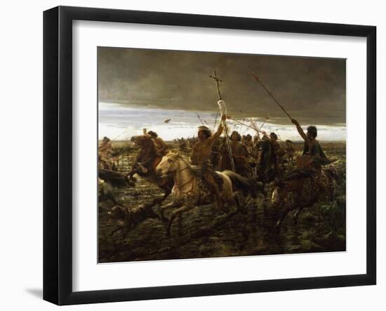 Revolt of Indians Against Church-null-Framed Giclee Print