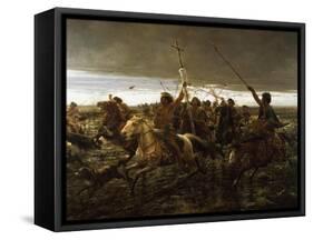 Revolt of Indians Against Church-null-Framed Stretched Canvas