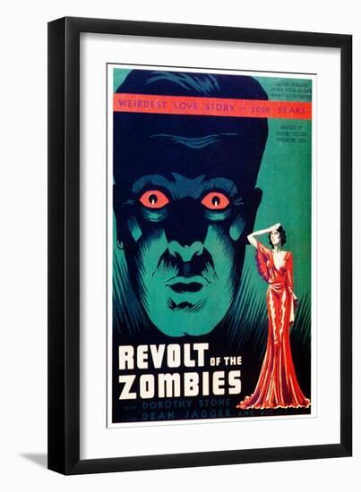 Revolt of the Zombies, 1936-null-Framed Art Print
