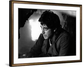REVOLUTION by HUGHHUDSON with Al Pacino, 1985 (b/w photo)-null-Framed Photo