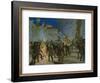 Revolution in Florence, 27th April 1859, Illustration from an Album on History of Risorgimento-null-Framed Giclee Print