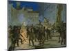 Revolution in Florence, 27th April 1859, Illustration from an Album on History of Risorgimento-null-Mounted Giclee Print