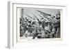 Revolutionaries Armed with Rifles, Russian Revolution, October 1917-null-Framed Giclee Print