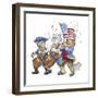 Revolutionary Cats-Bill Bell-Framed Giclee Print