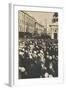 Revolutionary Crowds at the Tverskaya, Moscow, Russia, C1905-C1917-null-Framed Giclee Print