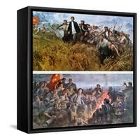 Revolutionary Ideal Is Supreme: the Long March of 1935-null-Framed Stretched Canvas