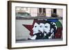 Revolutionary Mural Painted on Wall, Havana Centro, Havana, Cuba, West Indies, Central America-Lee Frost-Framed Photographic Print